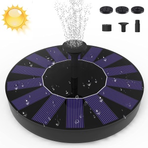Fontaine solaire circulaire  16cm