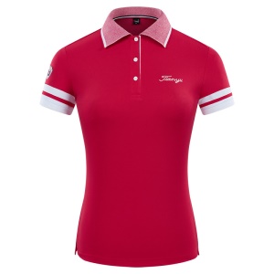 T-shirt de golf à manches courtes pour femme