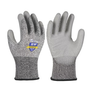 Gants de protection industriels gris épais antidérapant résistant à l'abrasion et respirant