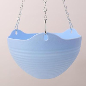 Paniers suspendus en plastique avec Chaînes  de 40 cm de long