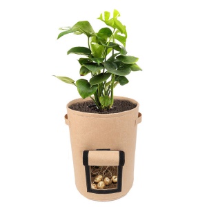 Sac de culture en feutre pour légumes et pommes de terre avec fenêtre