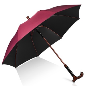 Parapluie à béquille à long manche en vinyle