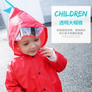Imperméable pour enfants 2-6 ans Dinosaure de dessin animé
