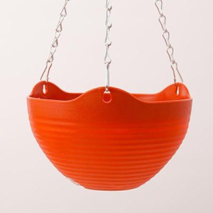 Paniers suspendus en plastique avec Chaînes  de 40 cm de long