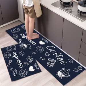 Tapis de sol pour la cuisine absorbant l'eau et résistant à l'huile