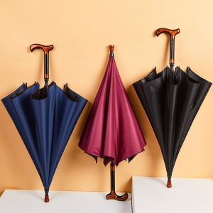 Parapluie à béquille à long manche en vinyle