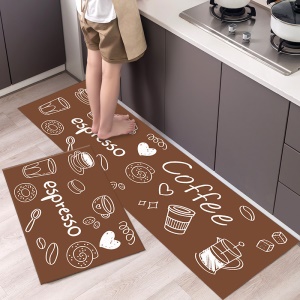 Tapis de sol pour la cuisine absorbant l'eau et résistant à l'huile