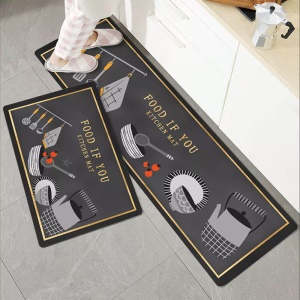 Tapis de sol pour la cuisine absorbant l'eau et résistant à l'huile