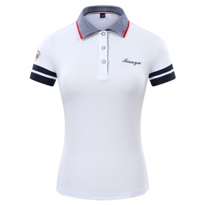 T-shirt de golf à manches courtes pour femme