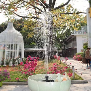Fontaine solaire circulaire  16cm