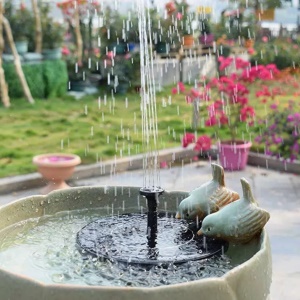 Fontaine solaire circulaire  16cm