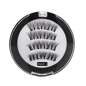 Faux cils à aimant sans colle  2 paires