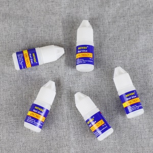 Antegu Colle spéciale pour la manucure 3g Colle adhésive pour ongles avec tête de brosse