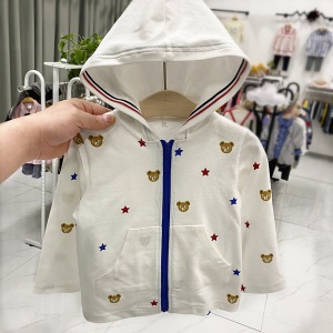Capuche pour garçons et filles avec Zip manches longues