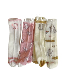 Chaussettes en coton pour filles sans talons