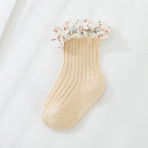 Chaussettes en coton et en mousseline de soiepour femmes