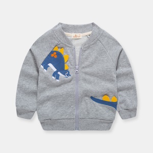 Sweat shirt pour garçon costume de baseball zippé