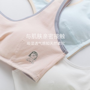 Soutien-gorge à armatures mince pour adolescentes en développement pour l'été