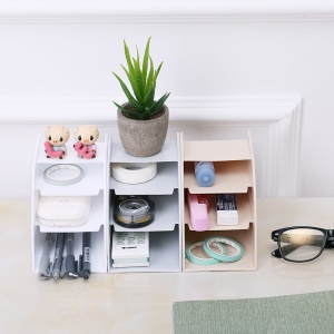 Boîte de rangement 3 compartiments en plastique