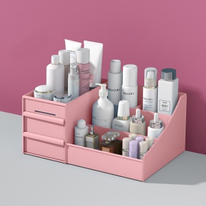 Boîte de rangement cosmétique tiroir type plastique