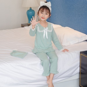 Vêtements  de maison manches longues en coton pour filles