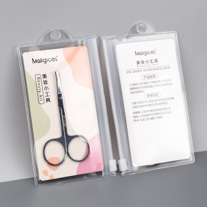Ciseaux pour poils de nez/sourcils en acier inoxydable