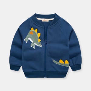 Sweat shirt pour garçon costume de baseball zippé