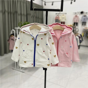 Capuche pour garçons et filles avec Zip manches longues