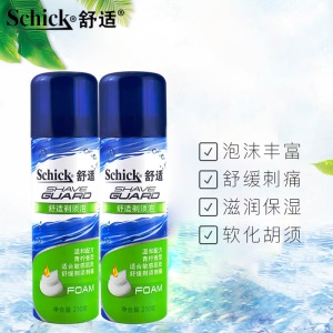 Schick Mousse nettoyant à raser confort 210g