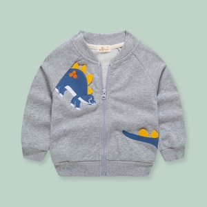 Sweat shirt pour garçon costume de baseball zippé