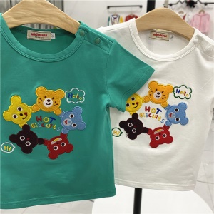 T-shirt en coton pour enfants avec dessin animé