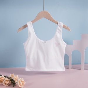 Gilet de sport en coton pour  filles en  période de croissance