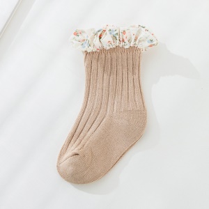 Chaussettes en coton et en mousseline de soiepour femmes