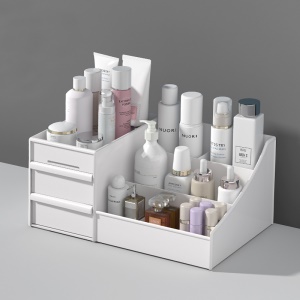 Boîte de rangement cosmétique tiroir type plastique
