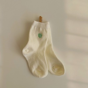 Chaussettes fleuries en coton  pour enfants