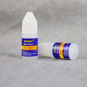 Antegu Colle spéciale pour la manucure 3g Colle adhésive pour ongles avec tête de brosse