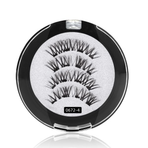 Faux cils à aimant sans colle  2 paires