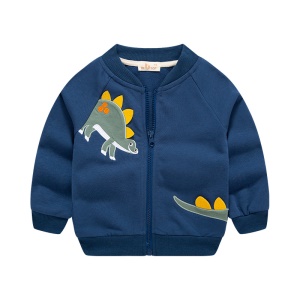 Sweat shirt pour garçon costume de baseball zippé