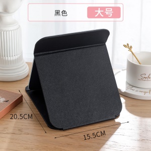 Miroir cosmétique de bureau pliant et portable