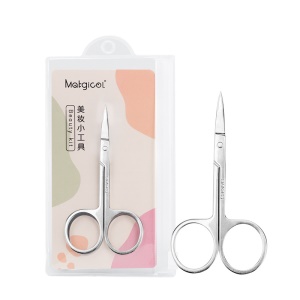 Ciseaux pour poils de nez/sourcils en acier inoxydable