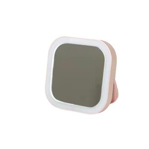 Mini miroir cosmétique pliant portable LED