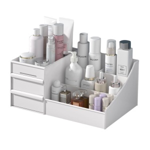 Boîte de rangement cosmétique tiroir type plastique