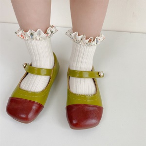 Chaussettes en coton et en mousseline de soiepour femmes