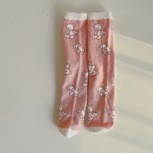 Chaussettes en coton pour filles sans talons