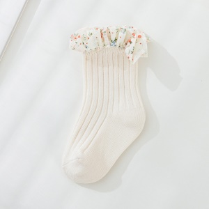 Chaussettes en coton et en mousseline de soiepour femmes