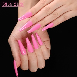 Faux ongles ongles couleur unie
