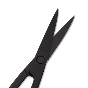 Ciseaux à sourcils en acier inoxydable noir