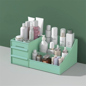 Boîte de rangement cosmétique tiroir type plastique