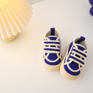CBC KIDS Chaussures en canvas pour enfants respirant et antidérapant semelle souple en caoutchouc