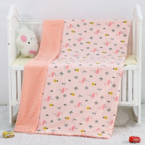 Couverture de bébé en coton avec dessin animé
